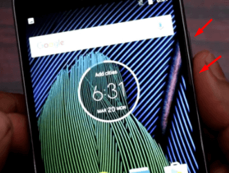 How to take a screen capture on Moto G5S